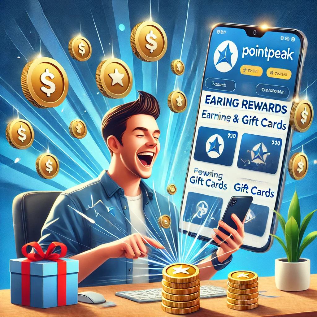 Earn money online with PointPeak and get exciting rewards